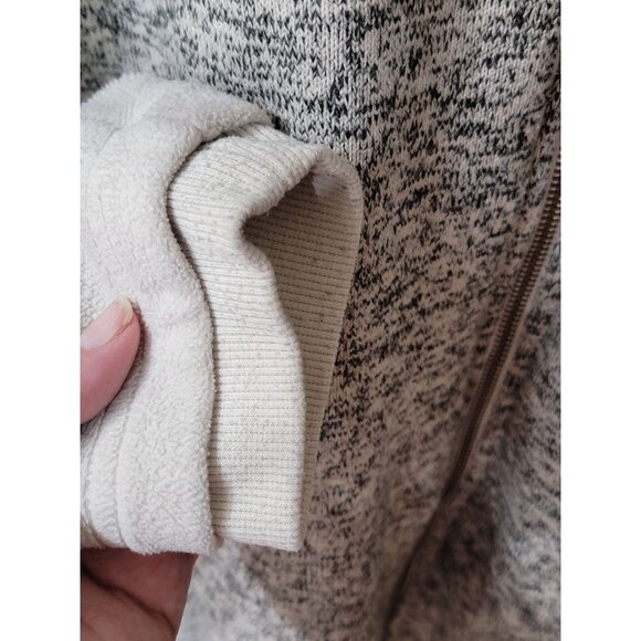 Columbia Womens Full-Zip Hooded Fleece Jacket XL Gray - Picture 6 of 8